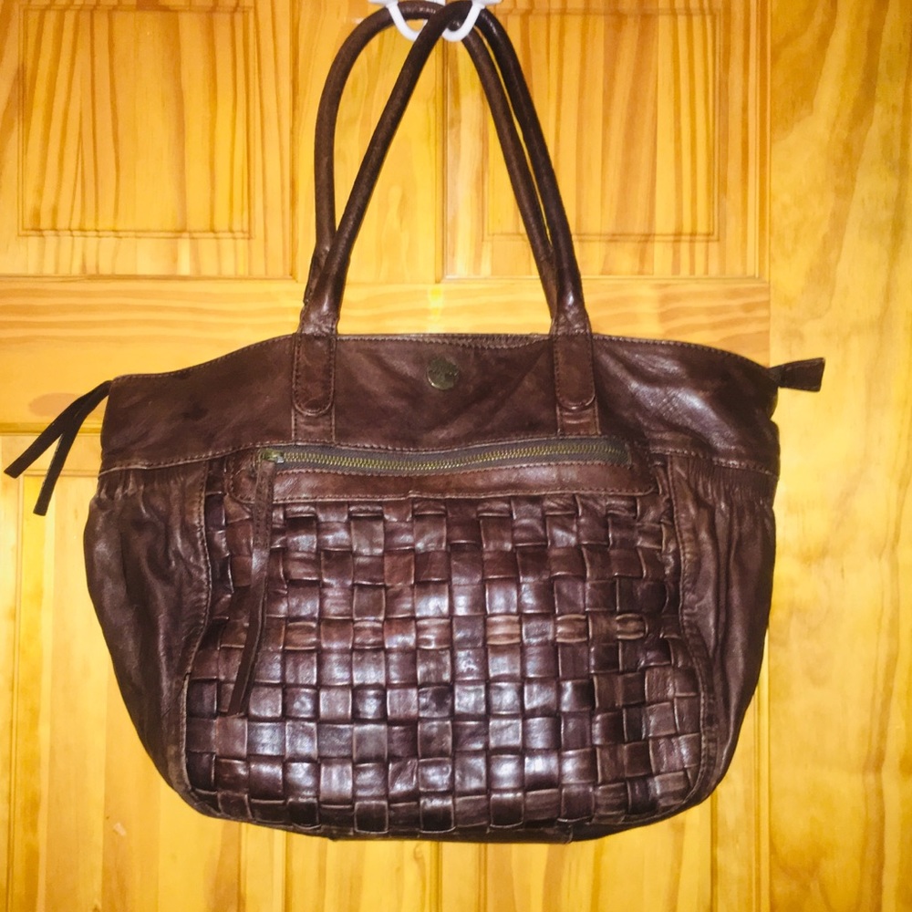 Timberland large leather handbag